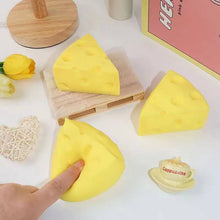 Load image into Gallery viewer, Sparkling Extras - Squeezy CHEESE Shape Fidget Toy