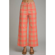 Load image into Gallery viewer, STYLE USA - NEW Plaid wide leg pants