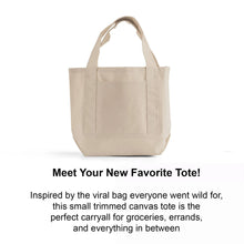 Load image into Gallery viewer, Sockprints - Mini Iconic Shopping Bag with Trim - Add Your Own Design