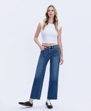 Load image into Gallery viewer, FLYING MONKEY - HIGH RISE TROUSER PRESS WIDE LEG JEANS F6327