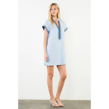 Load image into Gallery viewer, Short Sleeve Striped Textured Dress