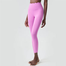 Load image into Gallery viewer, Sodalemon - Women Wave Design Yoga Sport Solid Color Fitness Leggings