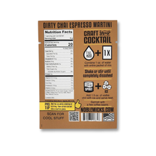 Load image into Gallery viewer, Noble Mick's - Craft Beverage Company - Dirty Chai Espresso Martini Single Serve Craft Cocktail