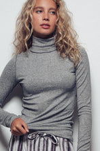 Load image into Gallery viewer, Turtleneck Knit Top - Grey
