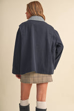 Load image into Gallery viewer, Utility Jacket with Corduroy Collar - Rosewood Pink