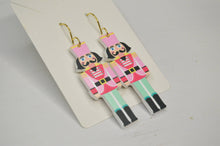 Load image into Gallery viewer, The Adorned Fox - Nutcracker Earrings, Christmas Earrings, Acrylic Earrings