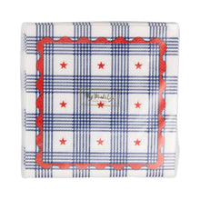 Load image into Gallery viewer, My Mind’s Eye - HAM1237 - Plaid Stars Paper Cocktail Napkin