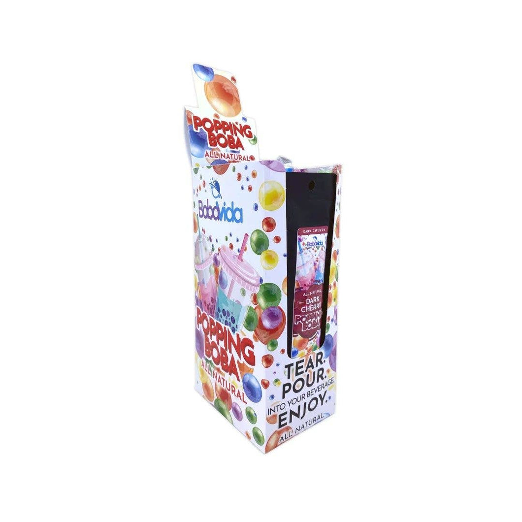 BobaVida Popping Boba -Dark Cherry, 10ct