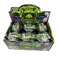 Load image into Gallery viewer, Fun Doh Glow-in-the-Dark Mystery Dumpling Squishy Toy Black