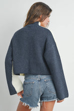 Load image into Gallery viewer, Two-Toned Turtleneck Sweater