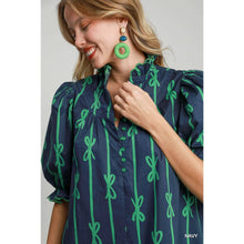 Load image into Gallery viewer, STYLE USA - Ribbon Scalloped Mini Dress