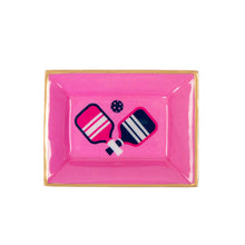 Load image into Gallery viewer, Pickleballs Enameled Landry Tray - Light Pink