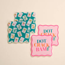 Load image into Gallery viewer, Table Talk Acrylic Coaster Set–It's Mahj Time