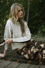 Load image into Gallery viewer, &amp;MERCI - WHIP STITCH TWO-TONE SWEATER MSW11155