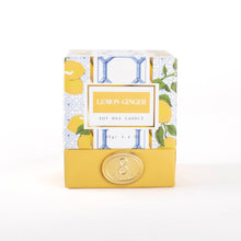 Load image into Gallery viewer, Lemon Ginger 5.6oz Soy Wax Candle