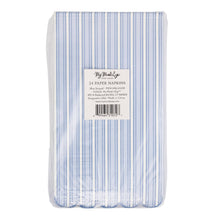 Load image into Gallery viewer, My Mind’s Eye - BLU1239 - Bluehill Striped Dinner Napkin