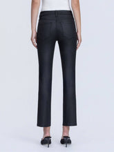 Load image into Gallery viewer, VERVET by FLYING MONKEY - HIGH RISE COATED ANKLE SLIM STRAIGHT JEANS T6040