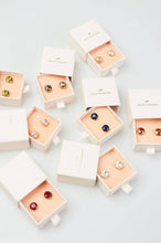 Load image into Gallery viewer, Violet &amp; Brooks - Casey Round Crystal Post Earrings
