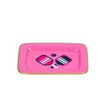 Load image into Gallery viewer, Pickleballs Enameled Laney Tray - Light Pink