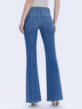 Load image into Gallery viewer, FLYING MONKEY - MID RISE WELT POCKET PIN TUCK FLARE JEANS F6324