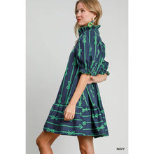 Load image into Gallery viewer, STYLE USA - Ribbon Scalloped Mini Dress