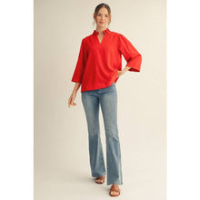 Load image into Gallery viewer, STYLE USA - NEW Crinkle Solid Top