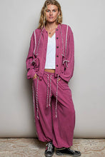 Load image into Gallery viewer, Vintage Washing Solid Laser Cut Thermal Knit Hoodies Top