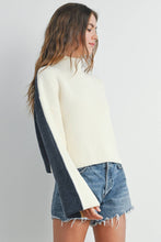 Load image into Gallery viewer, Two-Toned Turtleneck Sweater