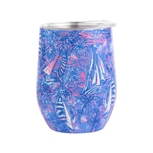 Load image into Gallery viewer, Lilly Pulitzer - Insulated Stemless Tumbler, It&#39;s a Sailabration