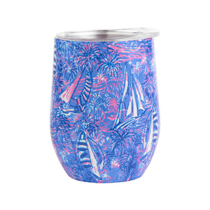 Lilly Pulitzer - Insulated Stemless Tumbler, It's a Sailabration