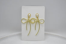 Load image into Gallery viewer, The Adorned Fox - Bow Earrings, Classic, Neutral, Trendy, Coquette