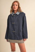 Load image into Gallery viewer, Utility Jacket with Corduroy Collar - Rosewood Pink
