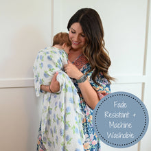 Load image into Gallery viewer, You Had Me At Hydrangea Baby Swaddle Blanket