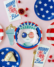 Load image into Gallery viewer, My Mind’s Eye - LAD1041 - Lady Liberty Sunnies Shaped Paper Plate