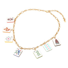 Load image into Gallery viewer, Sensibling Corp. - Mahjong Tile Charm Station Necklace