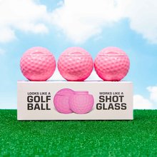 Load image into Gallery viewer, Sport Shots - Pink Golf Shots® - Golf Ball Shaped Shot Glass