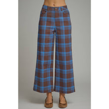 Load image into Gallery viewer, STYLE USA - NEW Plaid wide leg pants