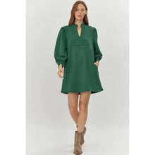 Load image into Gallery viewer, Textured dress: Green