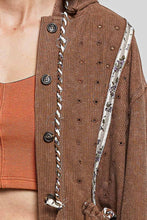 Load image into Gallery viewer, Vintage Washing Solid Laser Cut Thermal Knit Hoodies Top