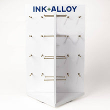 Load image into Gallery viewer, INK + ALLOY - White Spinner Display Stand