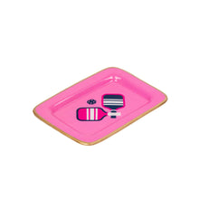 Load image into Gallery viewer, Pickleballs Enameled Laney Tray - Light Pink