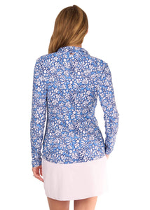 Cabana Life - Seaside Floral 1/4 Zip Sport Top