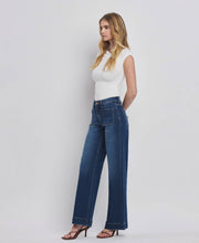 Load image into Gallery viewer, Flying Monkey - High Rise Wide Trouser Jeans F5764D