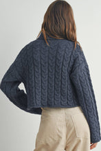 Load image into Gallery viewer, BUTTERMELON - Thick Braid With Turtle Neck Long-Sleeve Sweater -  BMW7168