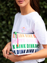 Load image into Gallery viewer, Shiraleah - "DINK DINK DINK" LARGE ZIP POUCH, MULTI