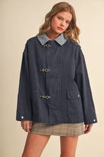 Load image into Gallery viewer, Utility Jacket with Corduroy Collar - Rosewood Pink