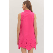 Load image into Gallery viewer, Solid sleeveless mini dress - Pink