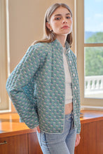 Load image into Gallery viewer, ROSIE POSIE - RP2566 - Two-in-One Reversible Floral and Stripe Jacket