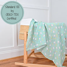 Load image into Gallery viewer, LollyBanks - Hole In One Golf Baby Muslin Swaddle Blanket