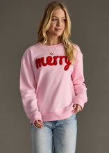 Load image into Gallery viewer, Panache Apparel Co. - Pink Merry Sweatshirt